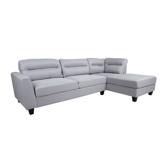 Corner sofa HELSINKI LS, light gray