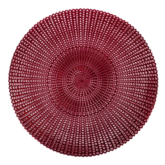 Table cover GLORIA, D42cm, red