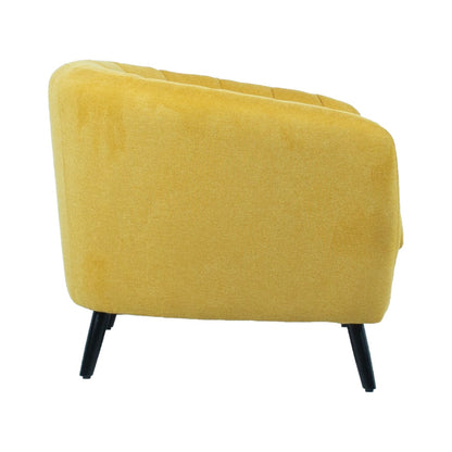 Lounge chair MELODY 100x88xH76cm, yellow 