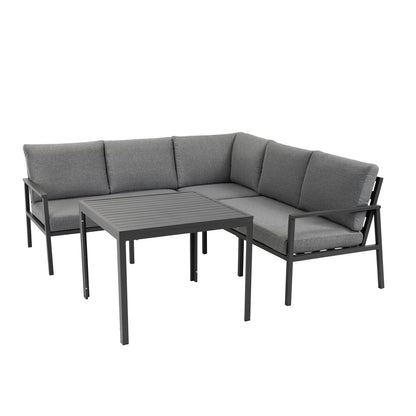 Garden furniture set ADRIAN (table and corner sofa)