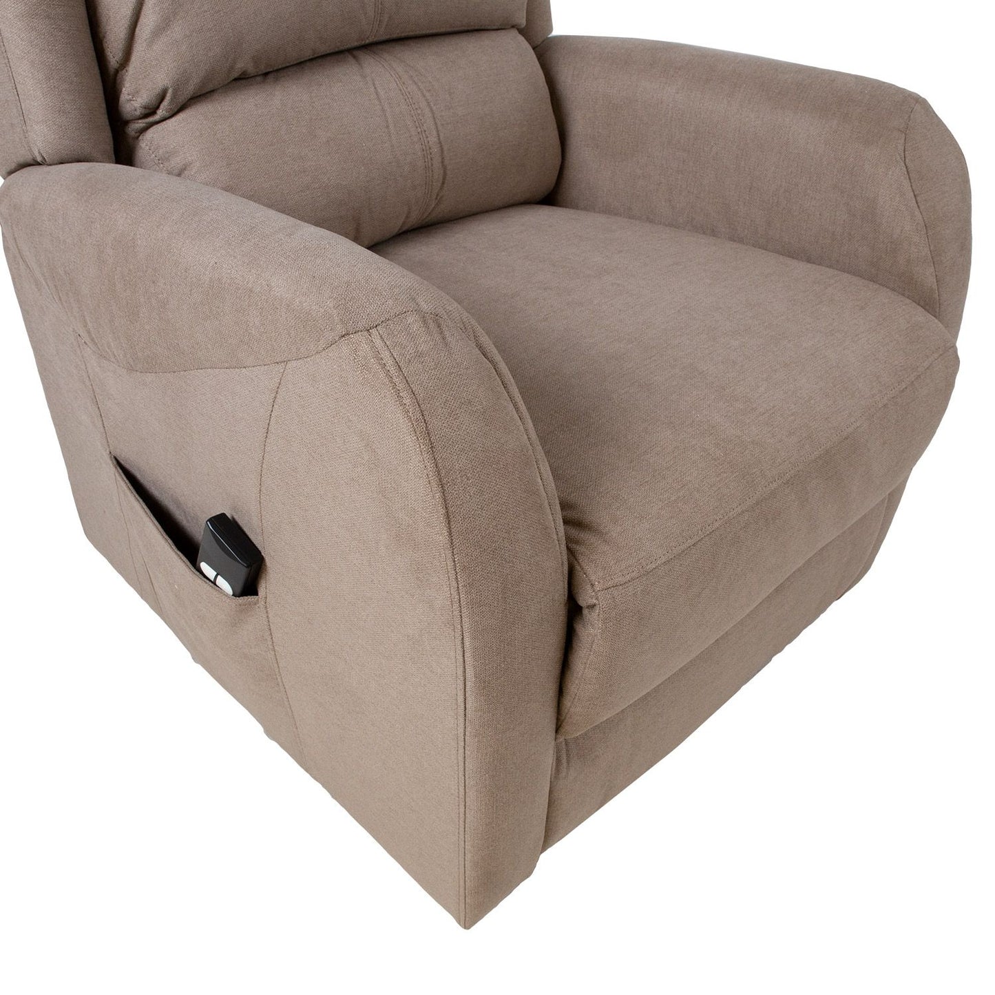 Lounge chair BARRY 77x90xH106cm, electric, brown 