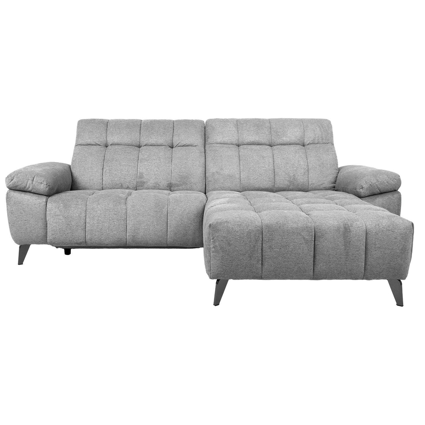 Corner sofa LUZERN LS, light gray