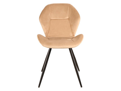 Chair GINGER VELVET BLACK FRAME / BEIGE BLUVEL 28