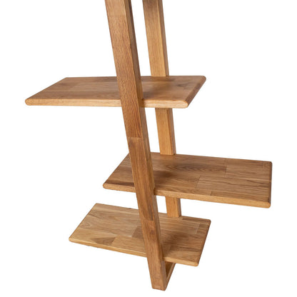 Wall shelf MONDEO 40.6x21.6xH115.2cm, oak