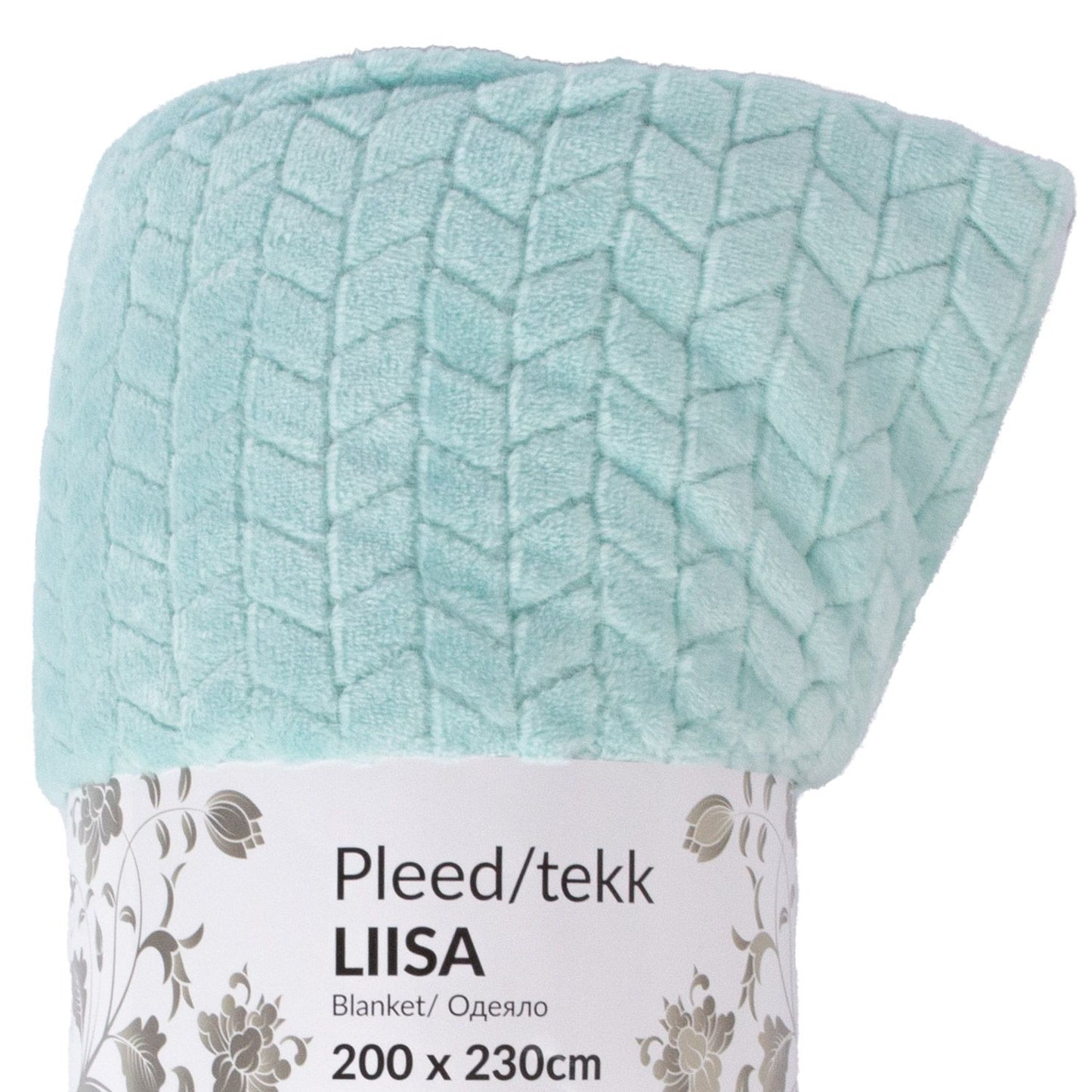 Plaid LIISA XL, 200x230cm, mint green 