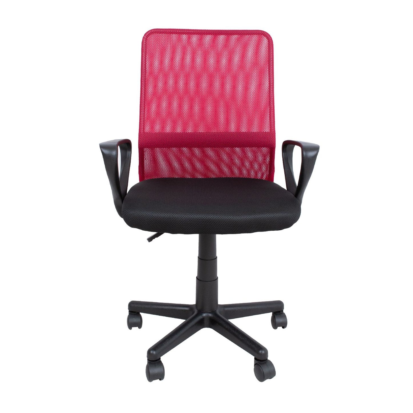 Office chair BELINDA black/red 