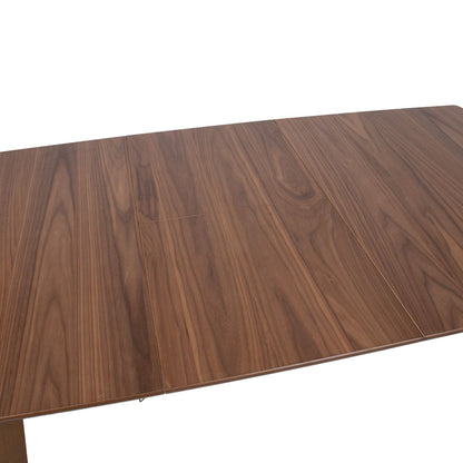 Table JESPER 120/160x80xH76cm, walnut