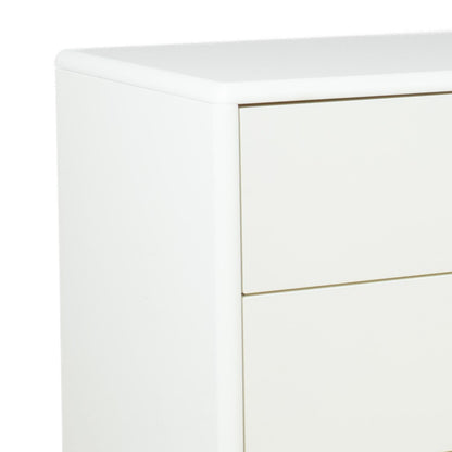 Chest of drawers IRIS 180x40xH55cm, white