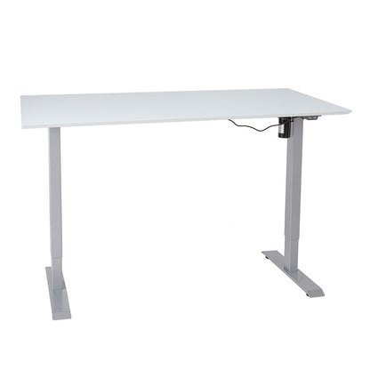 Desk ERGO with 1 motor 160x80cm, grayish white 