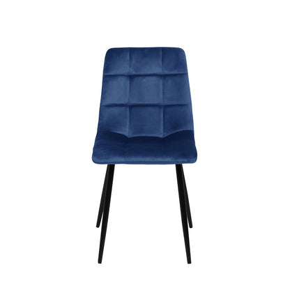 Chair CHILLI dark blue velvet 