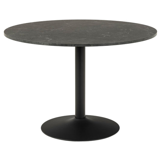 Table IBIZA D110xH74cm, black marble