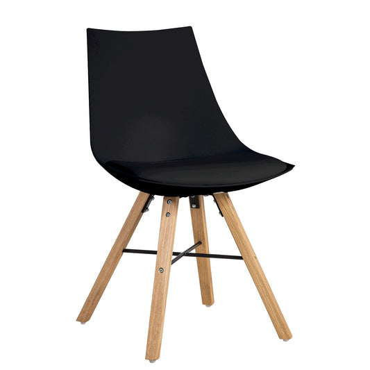 Chair SEIKO 47x55xH80cm, black 