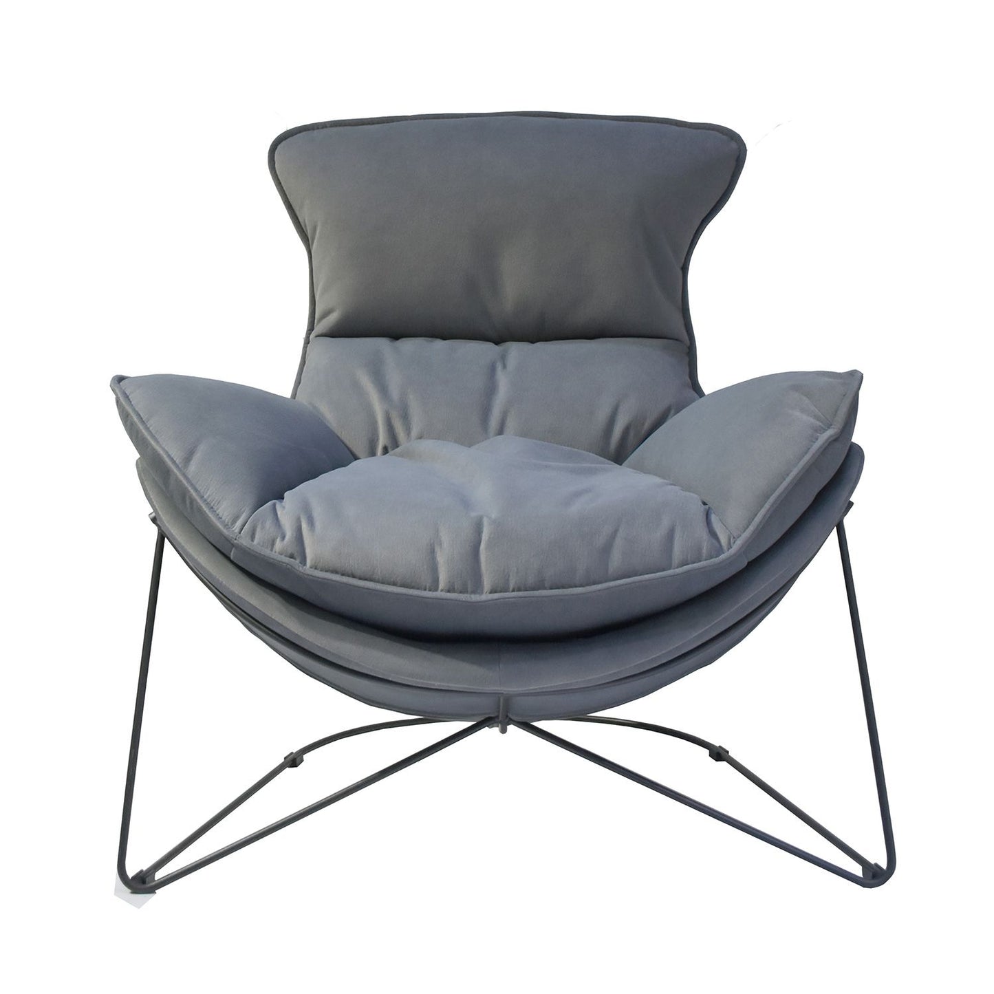 Lounge chair DIVA gray 