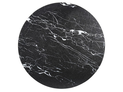 Журнальный столик RAVELLO BLACK MARBLE EFFECT/BLACK (КОМПЛЕКТ)