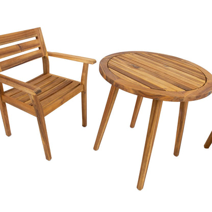 Garden furniture set FLORIAN table and 2 chairs 