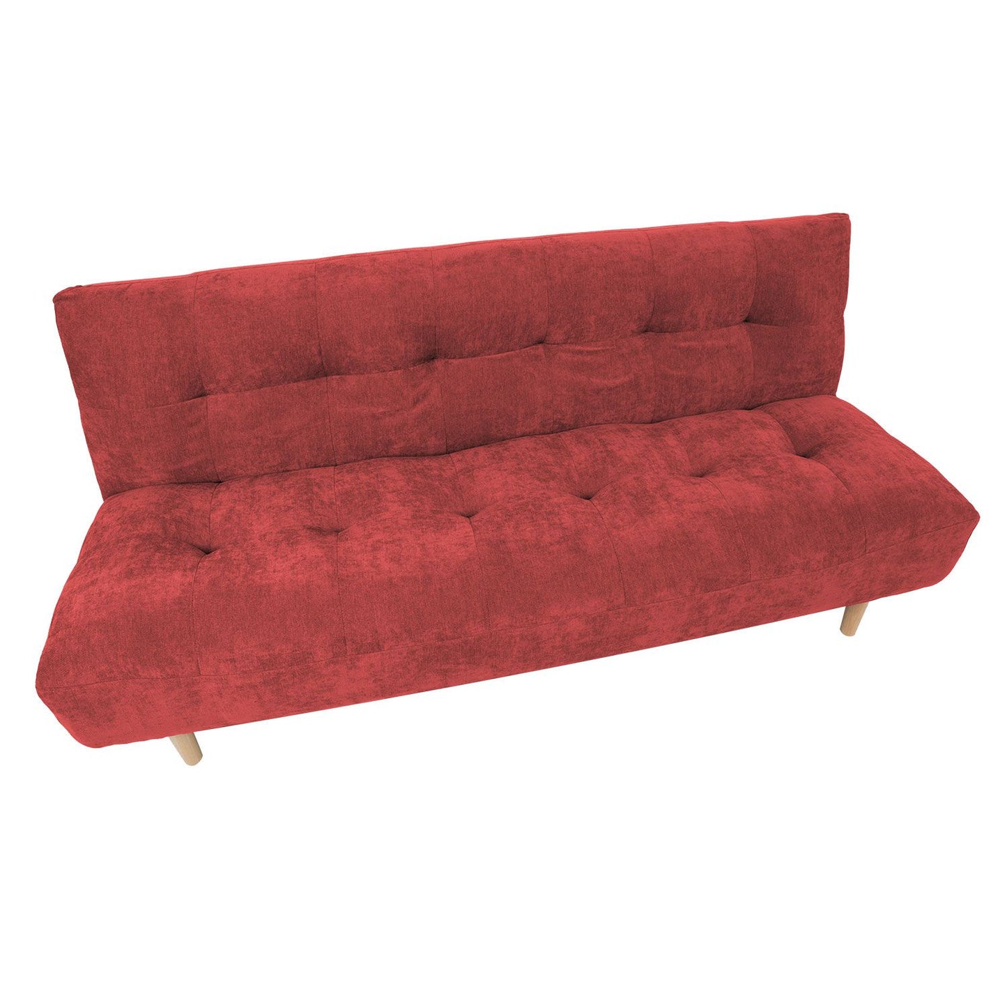 Sofa bed KIRUNA 186x101xH87cm, red