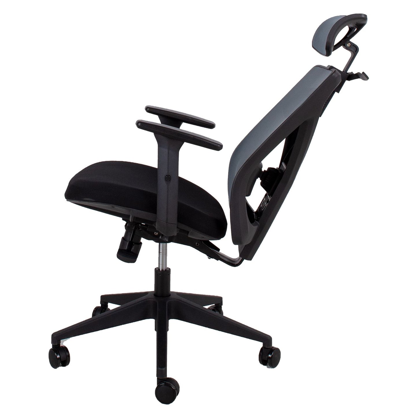 Work chair MIKE black/grey 