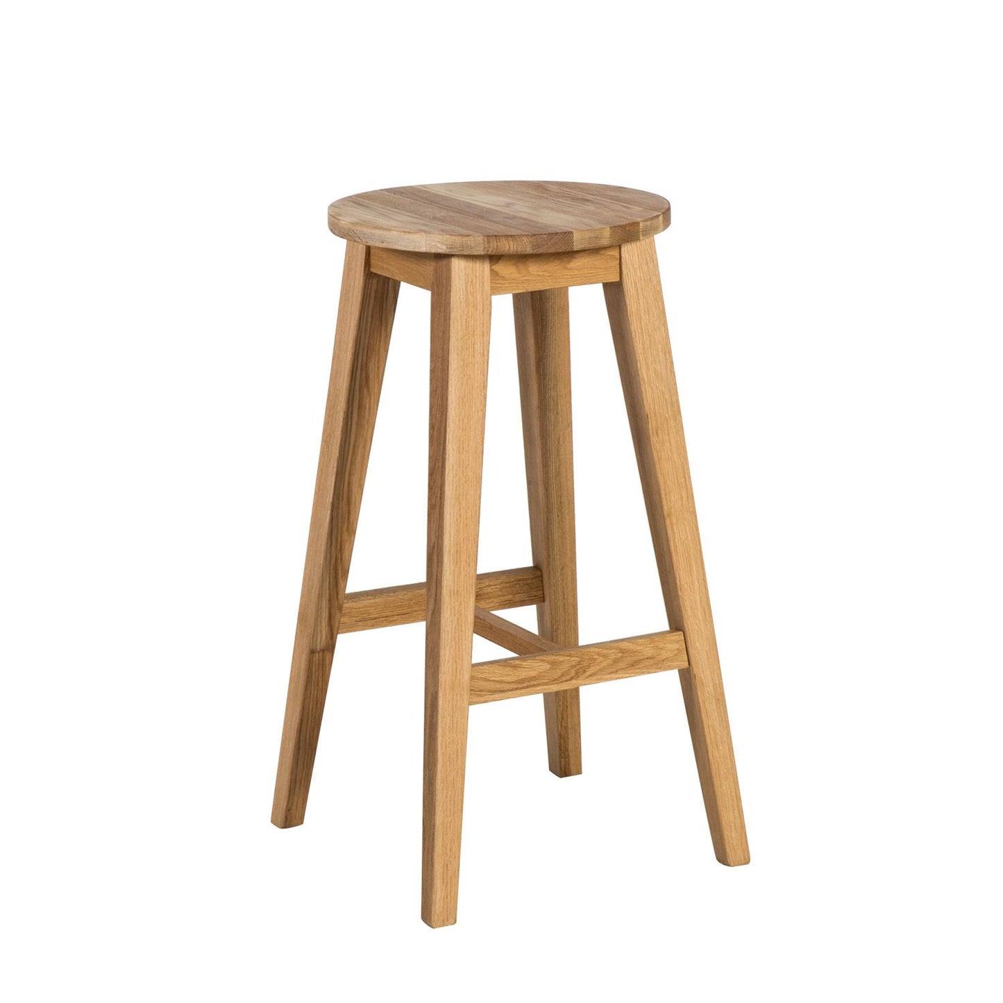 Bar Chair MONDEO D36xH70cm, wood: oak, finish: inlaid 