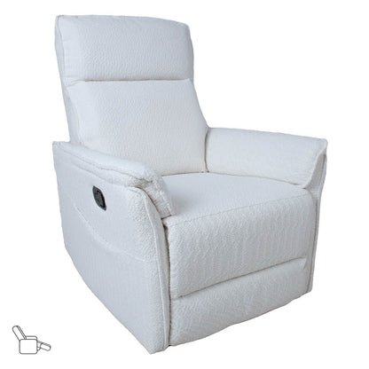 Lounge chair GERRY, white 