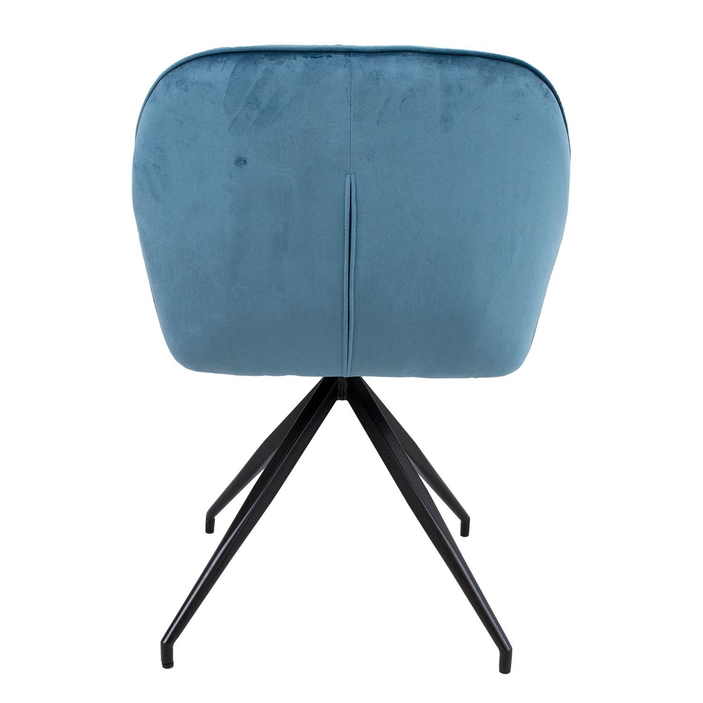 Chair BRIT, blue velvet 