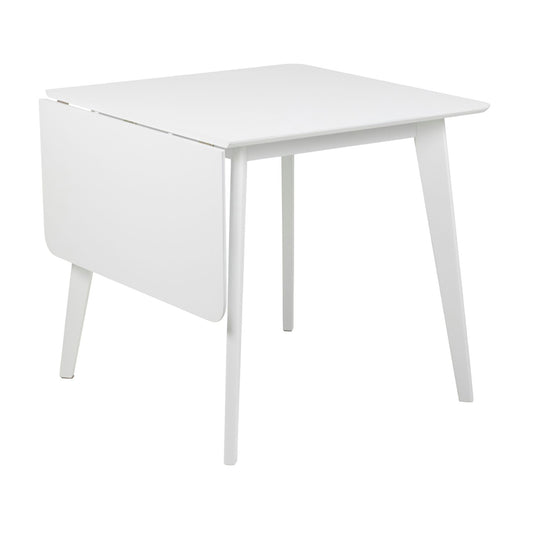 Table ROXBY 80/120x80xH76cm, white