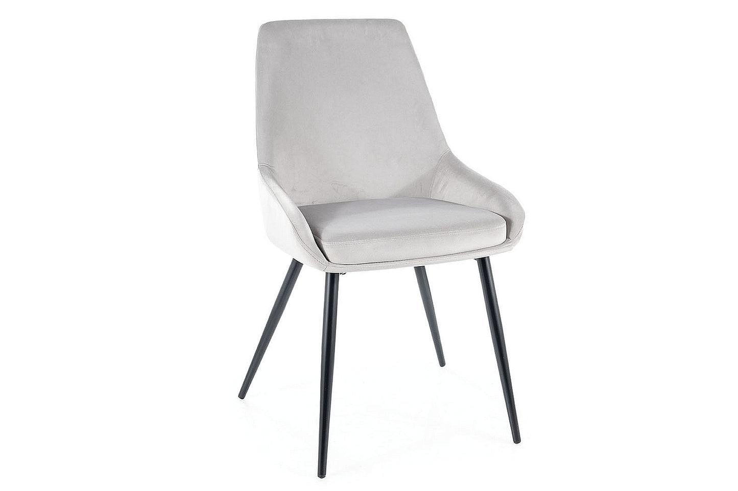 Chair COBE VELVET BLACK FRAME/J. GRAY BLUEVEL 03