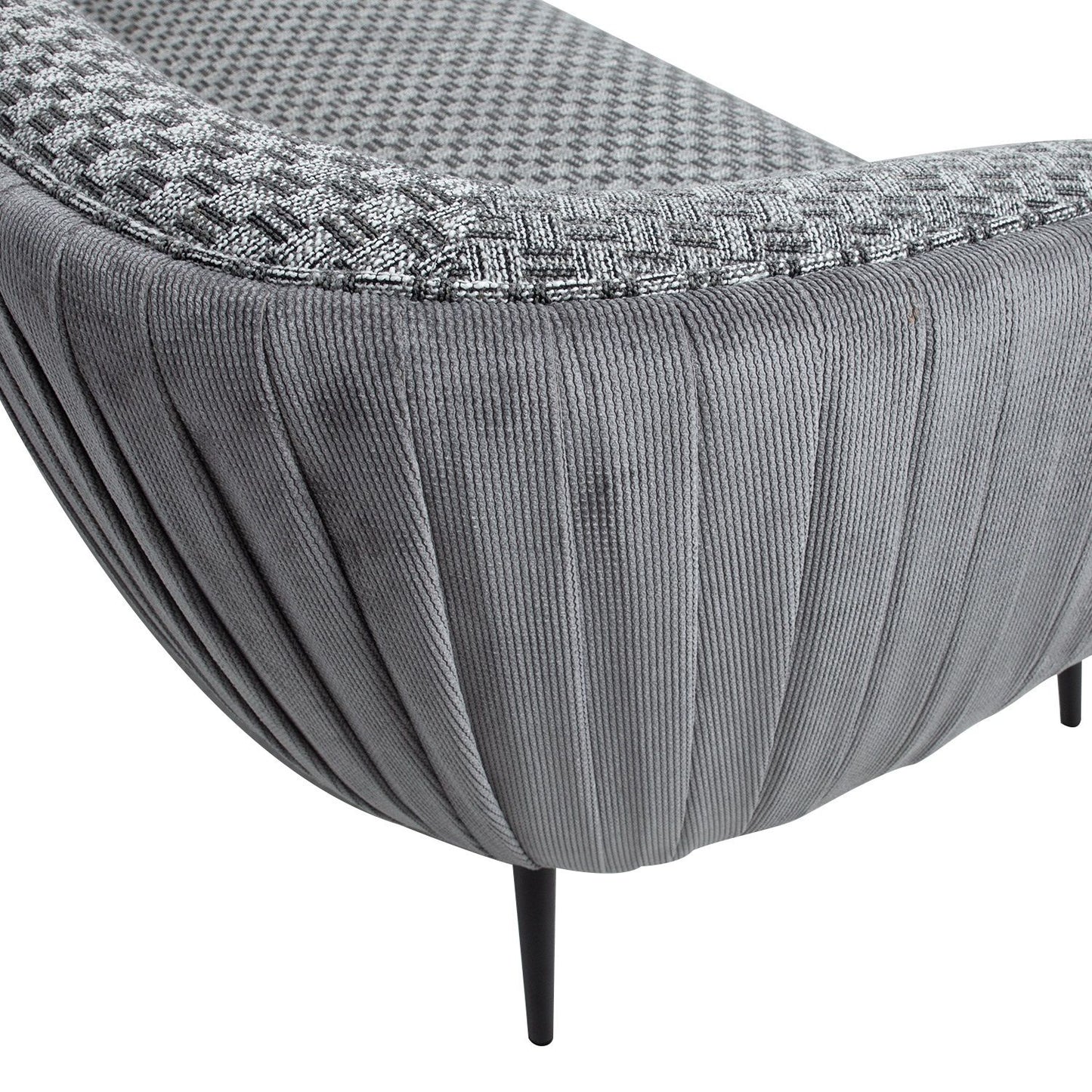 Sofa ACCENT 179x80xH74cm, gray