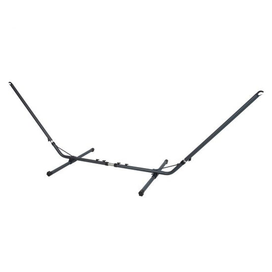 Hammock stand 320-370x90xH120-140cm, dark gray 