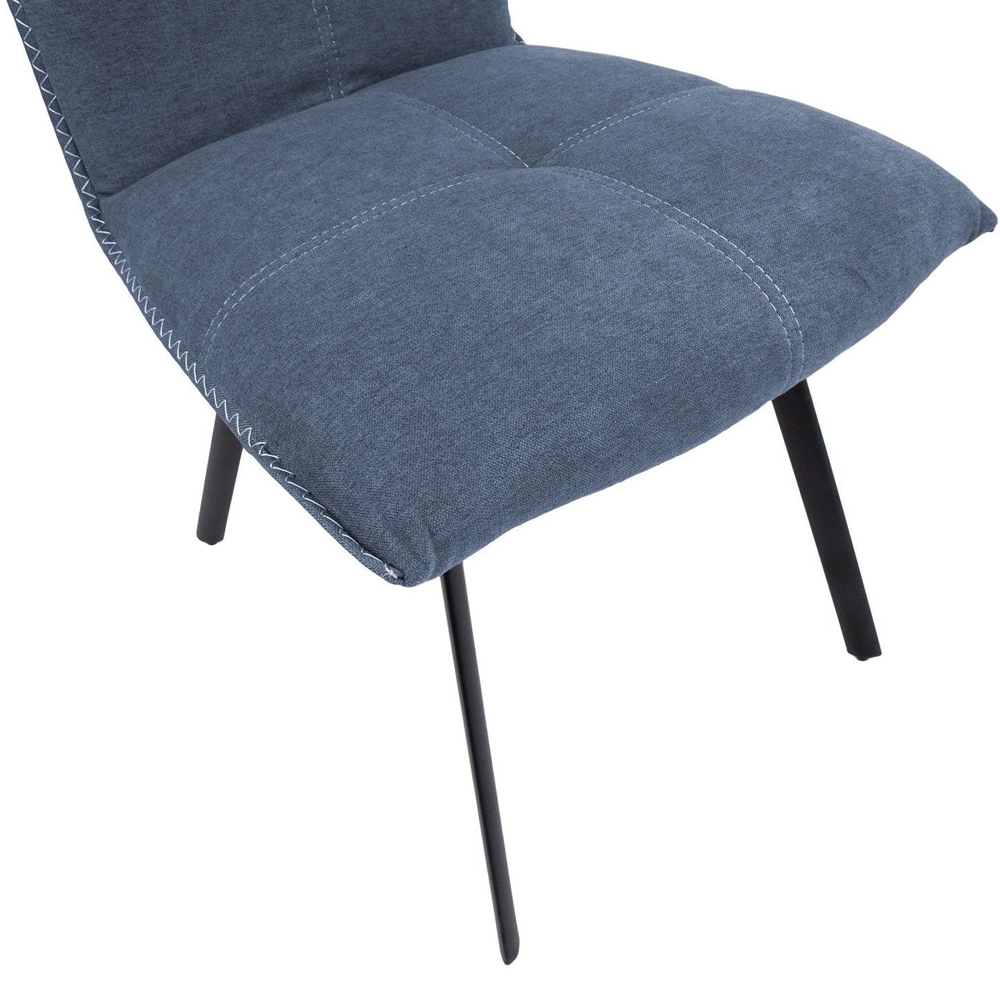 Chair EDDY, greyish blue 