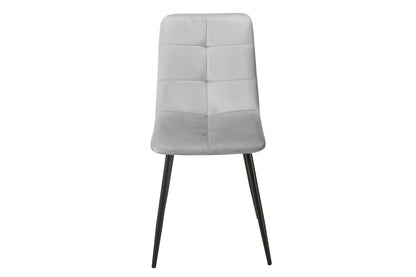 Chair IVO VELVET BLACK FRAME/J. GRAY BLUEWELL 03 