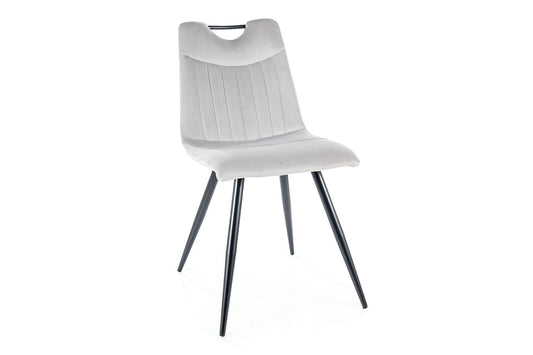 Chair ORFE VELVET BLACK FRAME / J. GRAY BLUVEL 03