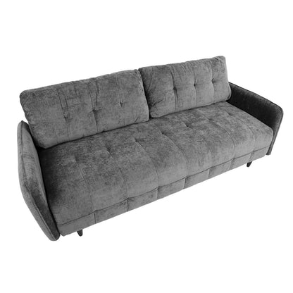 Sofa bed SARITA 3-seater, gray