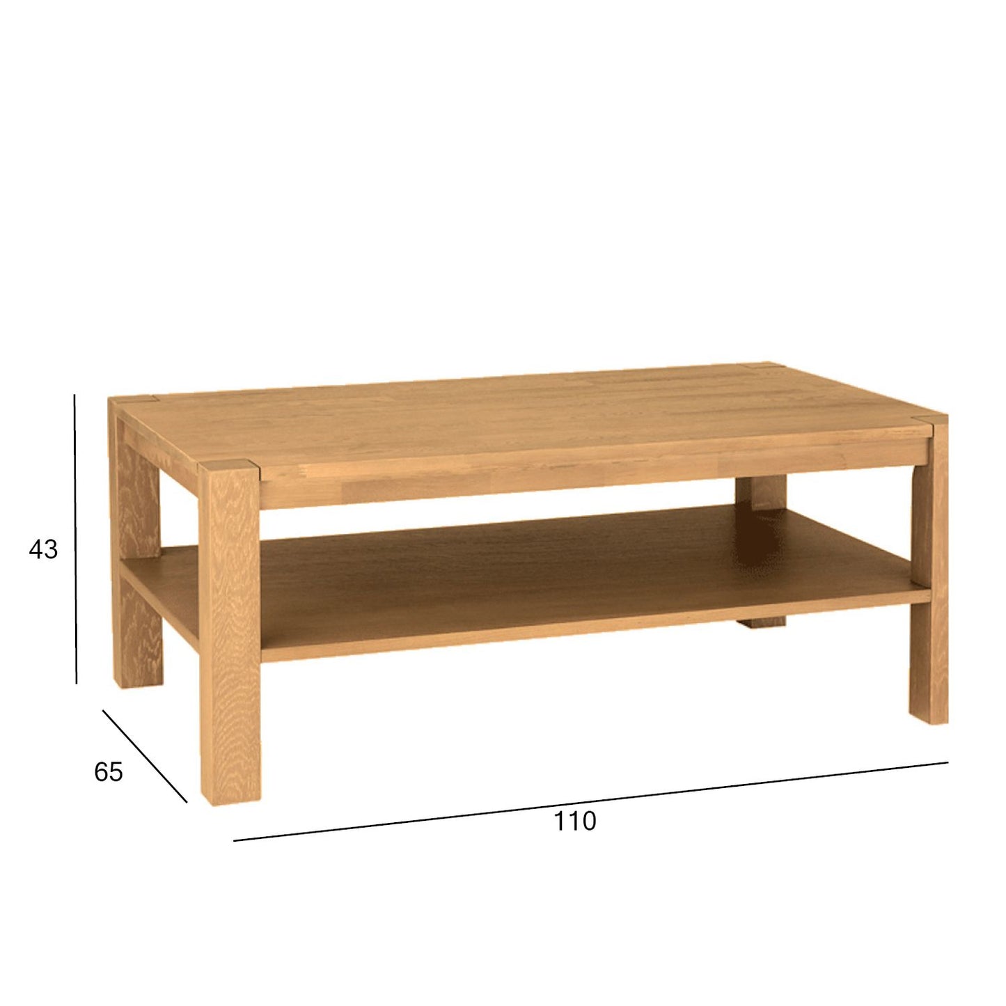 Coffee table CHICAGO NEW 110x65xH43cm