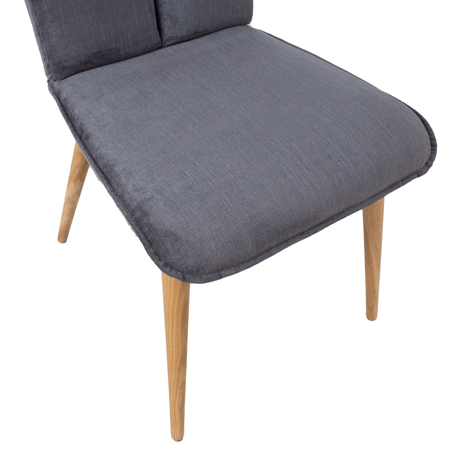 Chair NOVA 59x53.5xH92cm, dark gray 