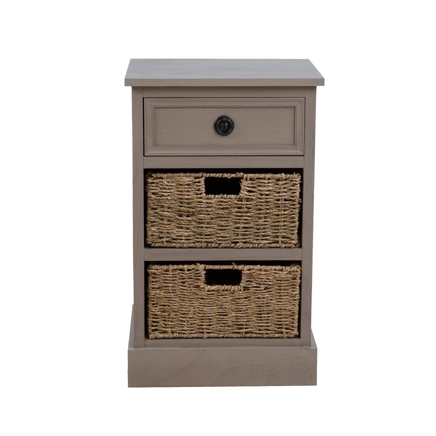 Chest of drawers with basket drawers KENT 40x33xH66cm