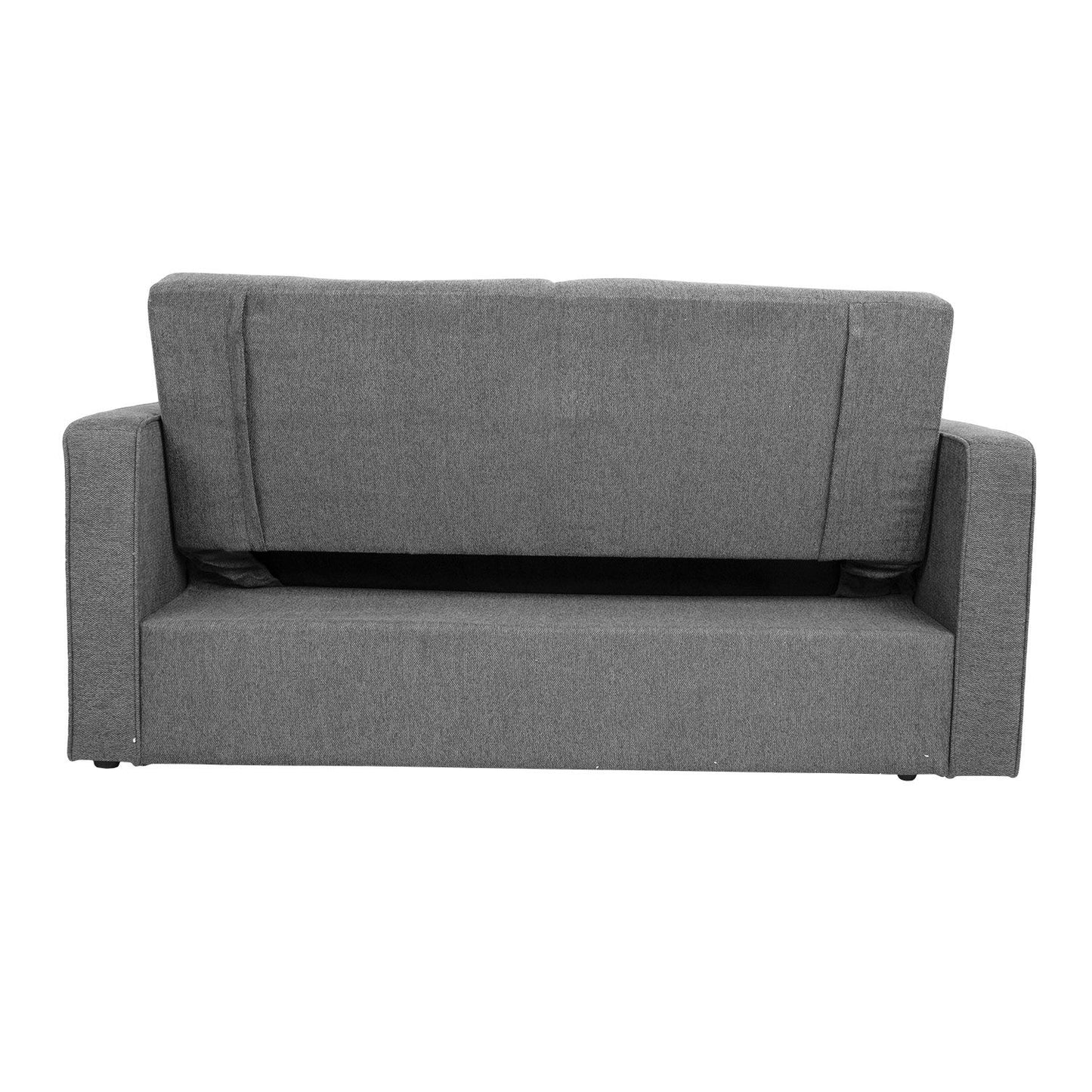 Sofa bed JORGE 2-seater, gray 162x89xH85 cm 