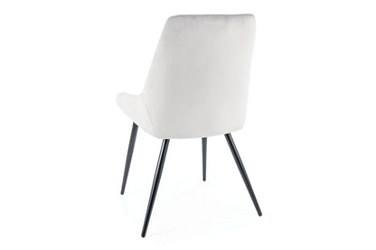 Chair COBE VELVET BLACK FRAME/J. GRAY BLUEVEL 03