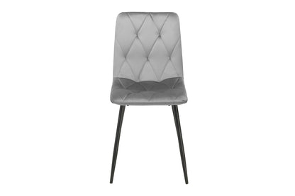 Armchair TOMA VELVET BLACK FRAME/J. GRAY BLUEWELL 03