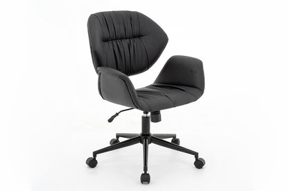 Office Chair Q-214 SYNTHETIC LEATHER BLACK 