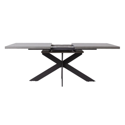 Table EDDY 160/200x90xH76cm, gray melamine