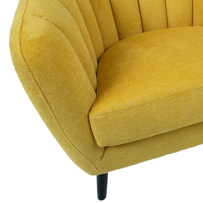 Lounge chair MELODY 100x88xH76cm, yellow 