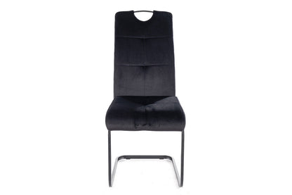 Chair AXO VELVET BLACK FRAME/BLACK BLUEVEL 19 