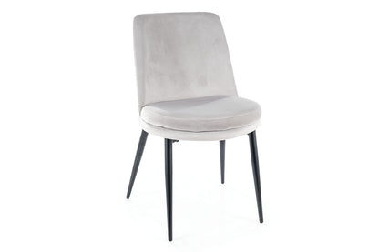 Chair KAYLA VELVET BLACK FRAME / J. GRAY BLUVEL 03 