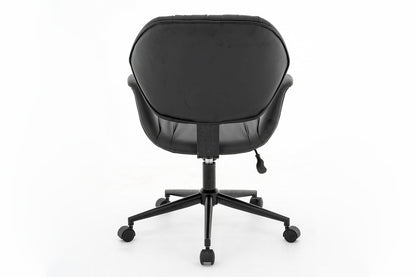 Office Chair Q-214 SYNTHETIC LEATHER BLACK 