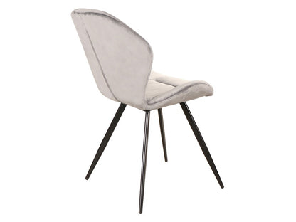 Chair GINGER VELVET BLACK FRAME / GRAY BLUVEL 14