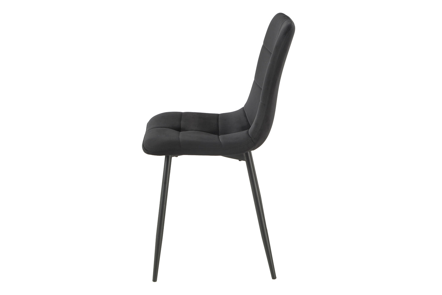 Chair IVO VELVET BLACK FRAME/BLACK BLUEVEL 19 