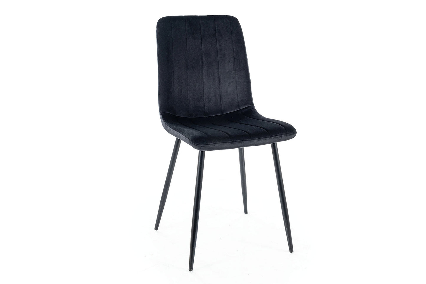 Chair ALAN VELVET BLACK FRAME/BLACK BLUEVEL 19 