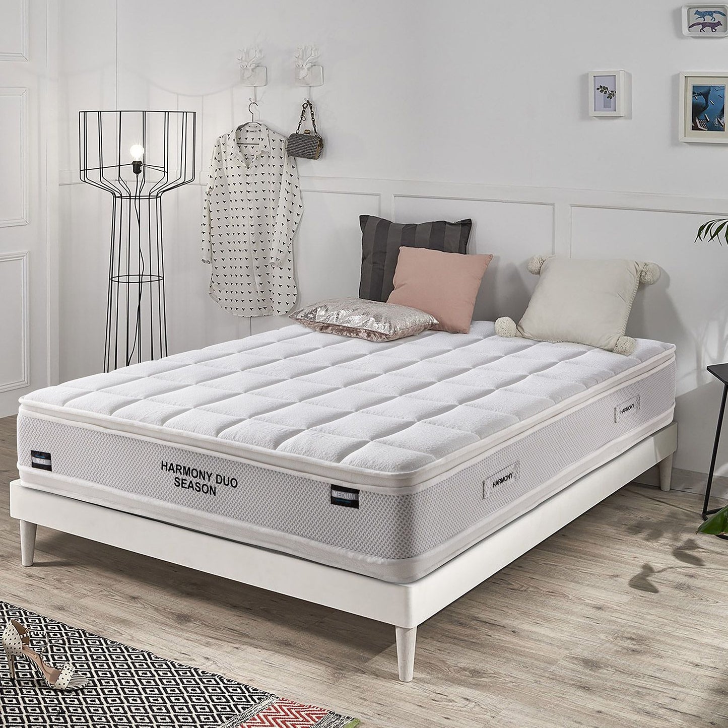 Spring mattress HARMONY DUO SEASON 90x200cm