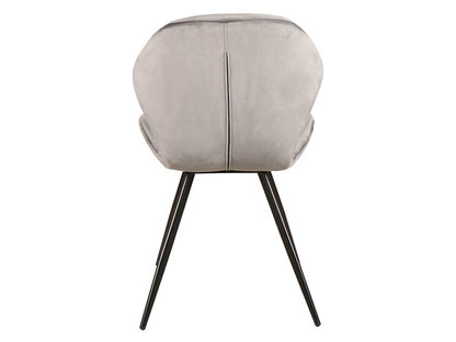 Chair GINGER VELVET BLACK FRAME / GRAY BLUVEL 14