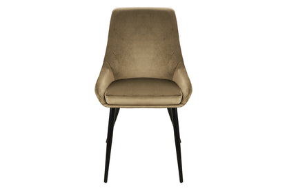 Armchair COBE VELVET BLACK FRAME / OLIVE BLUVEL 77 